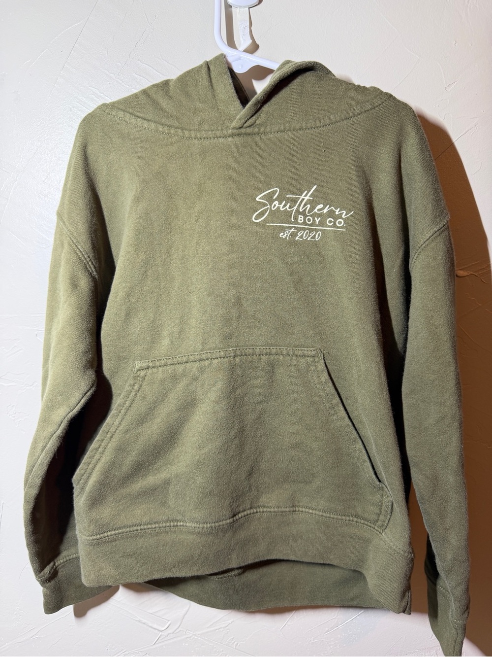 Southern Boy Co. Olive Hoodie - boys Pullover